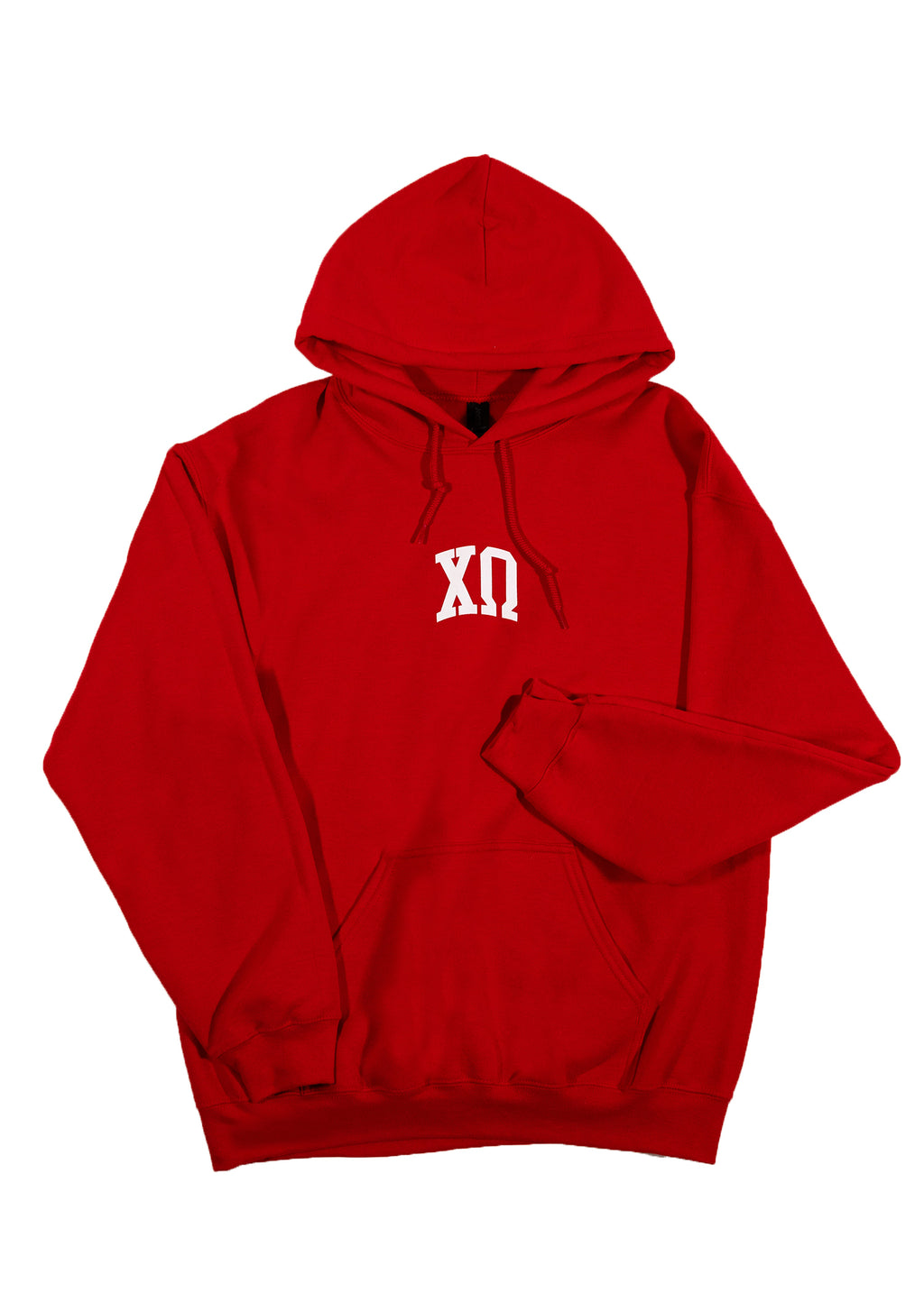 Chi Omega Red Hoodie