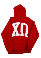 Chi Omega Red Hoodie