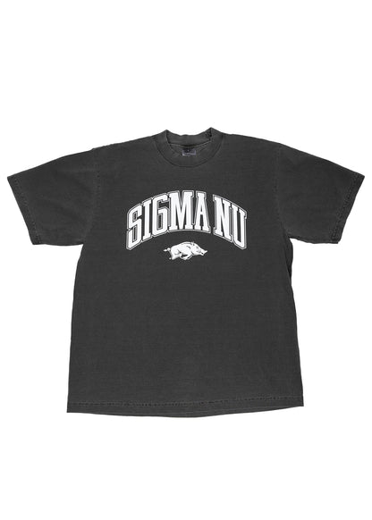 Sigma Nu Vintage Block Letter Tee