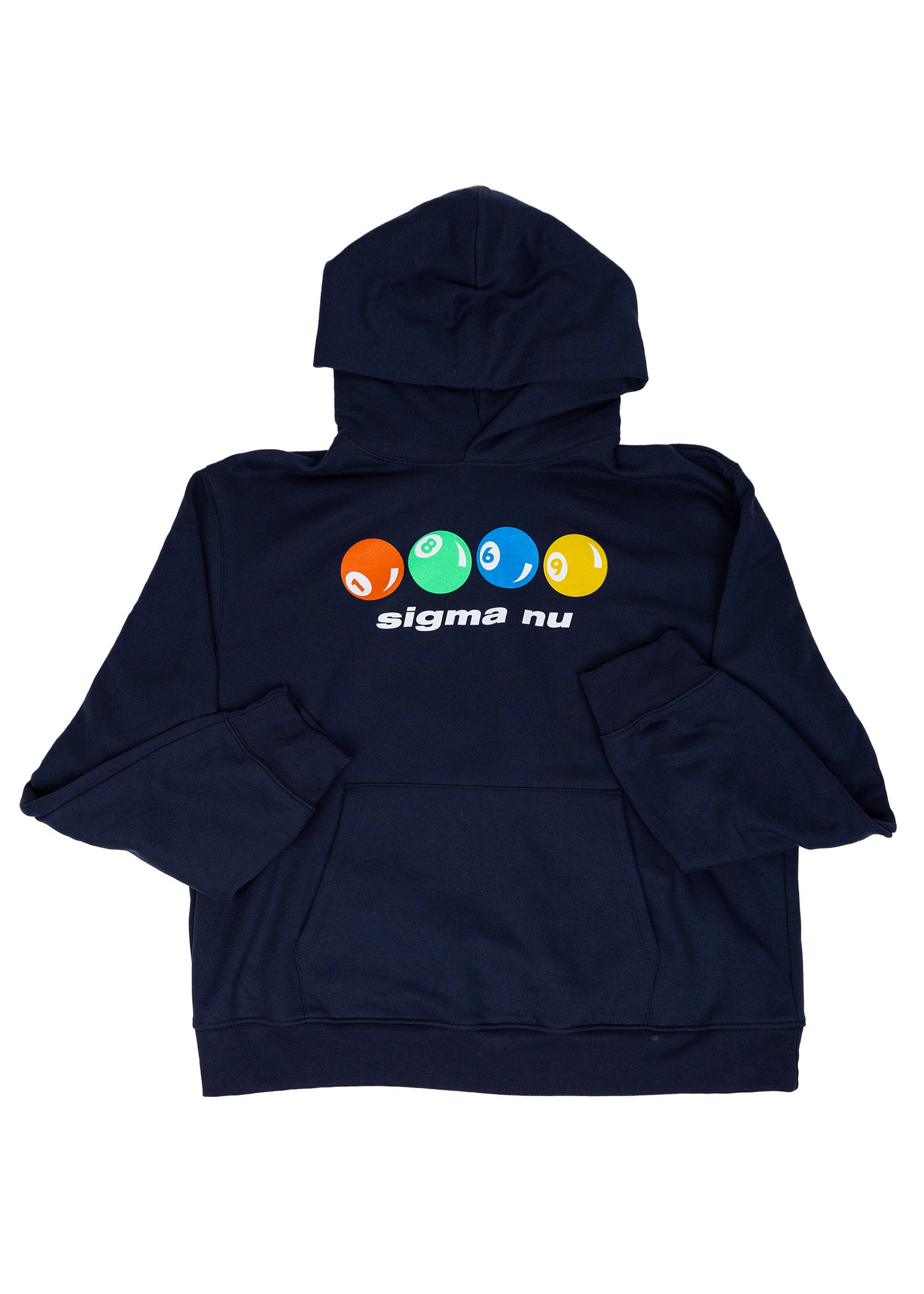 Sigma Nu Pool Ball Hoodie