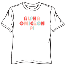Load image into Gallery viewer, Alpha Omicron Pi Groovy T-Shirt