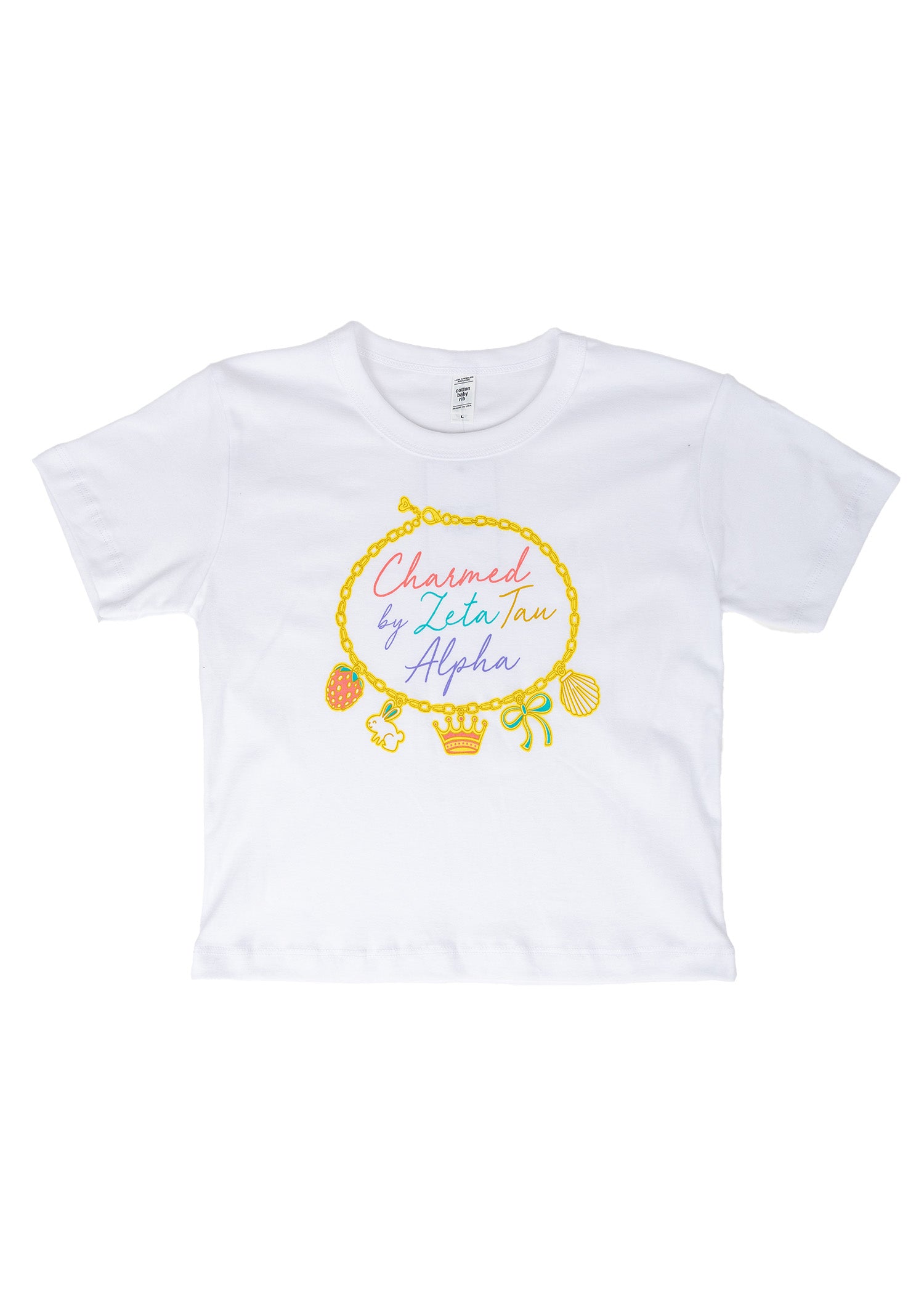 Cropped Charm Zeta T-Shirt