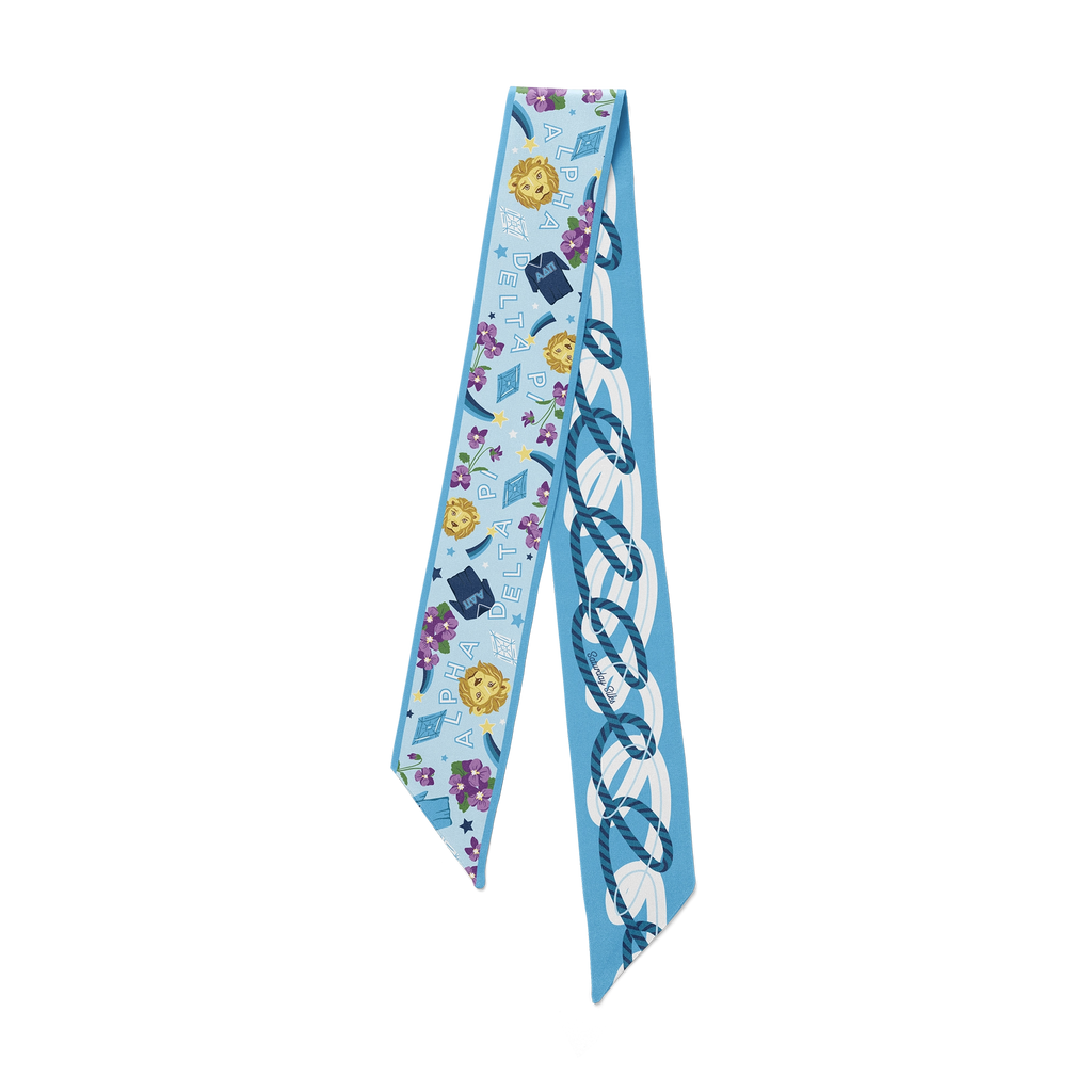 Alpha Delta Pi Skinny Scarf