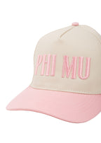 Phi Mu Embroidery Hat