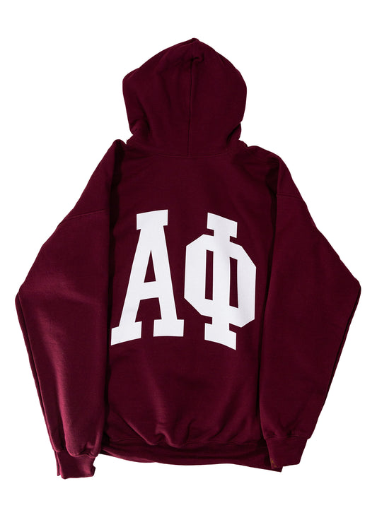 Alpha Phi Maroon Hoodie