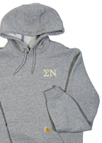 Sigma Nu Grey Carhartt Hoodie