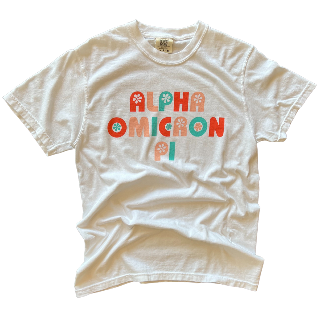 Alpha Omicron Pi Groovy T-Shirt