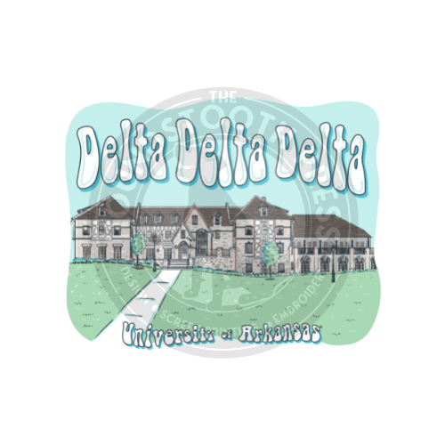 Delta Delta Delta UofA House Print