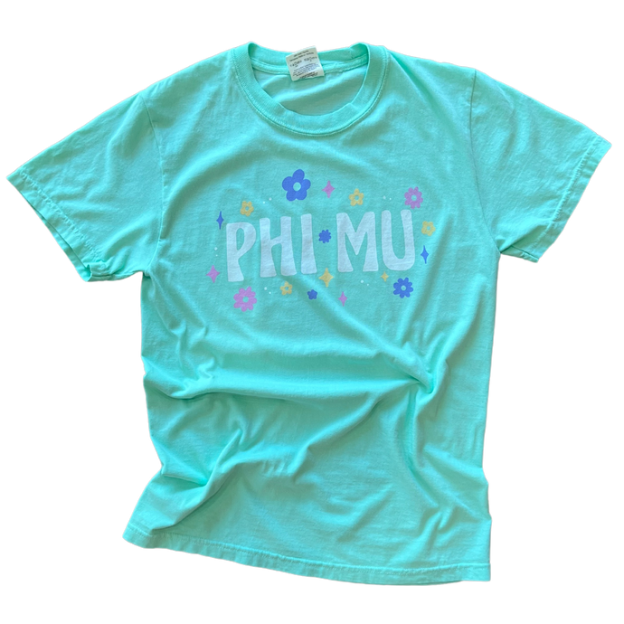 Phi Mu Flower Power Shirt