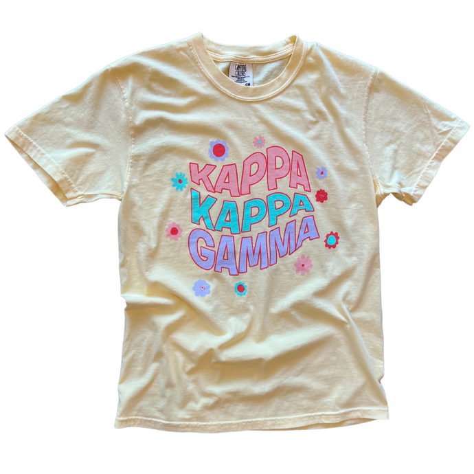 Kappa Kappa Gamma Flower T-Shirt