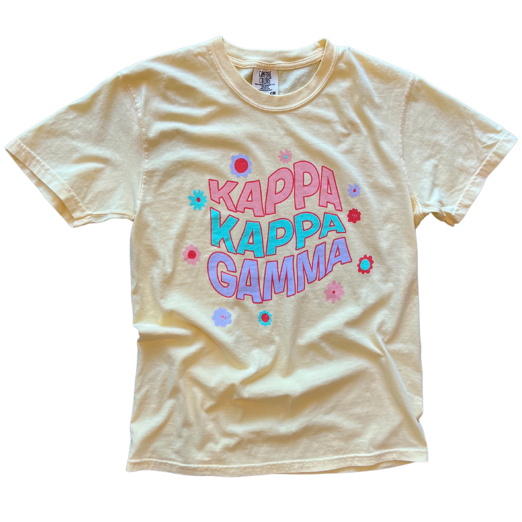 Kappa Kappa Gamma Flower T-Shirt