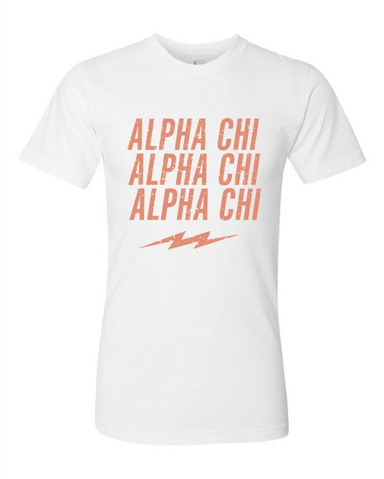 Alpha Chi Omega Lightning Bolt Tee