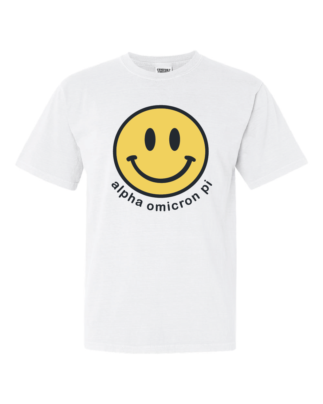 Alpha Omicron Pi Smiley Face T-Shirt
