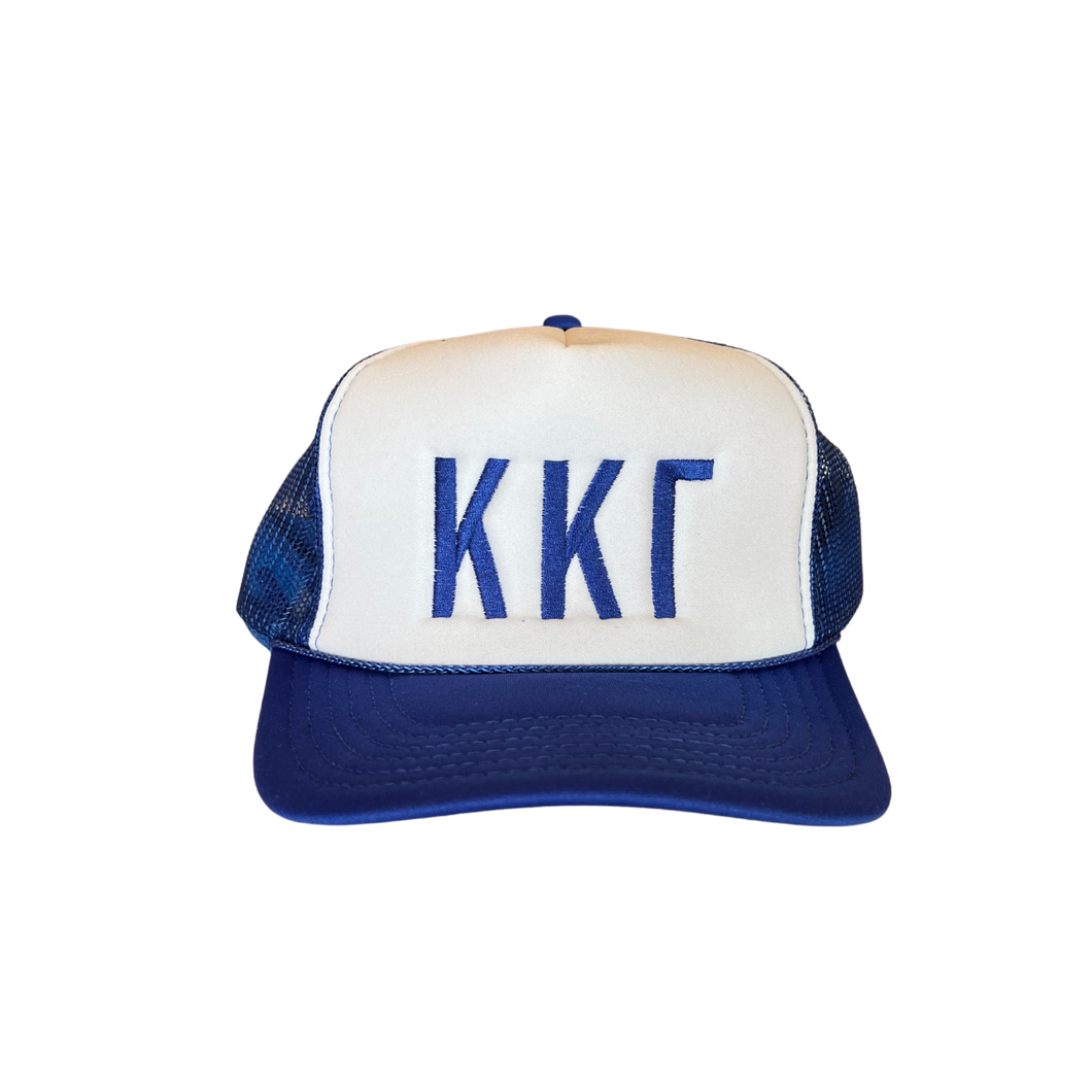 Kappa Kappa Gamma Embroidered Trucker Hat