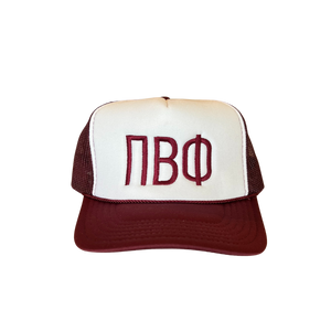 Pi Beta Phi Embroidered Trucker Hat