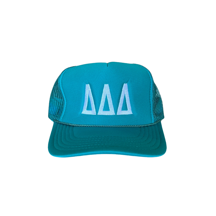 Delta Delta Delta Embroidered Trucker Hat